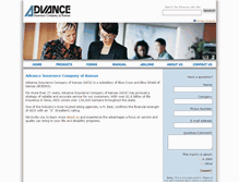 Tablet Screenshot of advanceinsurance.com